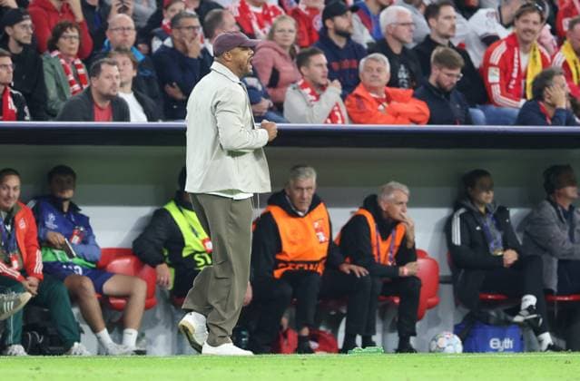 September 10, 2026, GER, Soccer, Men s, UEFA Champions League, Group Stage, 2026–2027 Season, Matchday 1, FC Bayern Munich vs. FK Bodø Glimt Coaching Zone, Sideline, Coaches’ Area, Technical Zone, Coach Vincent Kompany, FC Bayern Munich, Munich, Allianz Arena, Bayern, Germany Copyright: xNordphoto Schneiderx