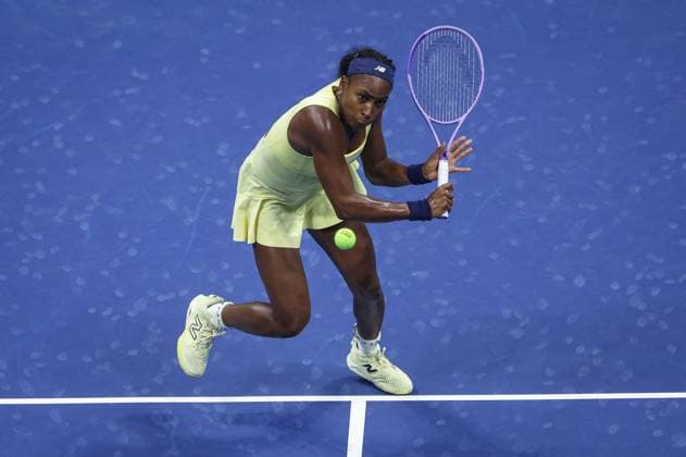 Coco Gauff of USA in action 2026 US Open, Day Twelve, USTA Billie Jean King National Tennis Center, New York, USA - 10 Sep 2026New York USTA Billie Jean King National T New York (NY) United States of America EDITORIAL USE ONLY No use with unauthorised audio, video, data, fixture lists, club league logos or live services. Online in-match use limited to 120 images, no video emulation. No use in betting, games or single club league player publications. Copyright: xEllaxLing Shutterstockx 17140161bj