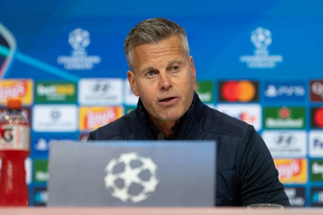 GER, Bavaria, Munich, Soccer, FC Bayern Munich vs. FK Bodo Glimt, at the Allianz Arena, Munich, Champions League, Group Stage, Matchday 1, September 10, 2026, from left: Kjetil Knutsen of FK Bodo Glimt, coach, in a portrait, single image, cutout, portrait, headshot, single image, cutout. UEFA regulations prohibit any use of photographs as image sequences and or quasi-video, Copyright: HMB-Media MichaelxNibel