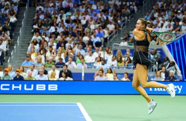 Aryna Sabalenka 2026 US Open, Day Twelve, USTA Billie Jean King National Tennis Center, New York, USA - 10 Sep 2026New York USTA Billie Jean King National T New York (NY) United States of America EDITORIAL USE ONLY No use with unauthorised audio, video, data, fixture lists, club league logos or live services. Online in-match use limited to 120 images, no video emulation. No use in betting, games or single club league player publications. Copyright: xJavierxGarcia Shutterstockx 17140160ci