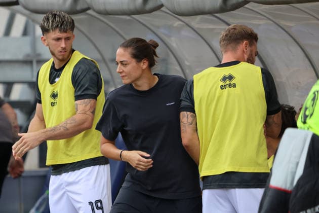 September 12, 2026, Soccer, Men s, 3rd Division, 2026–2027 Season, 1 FC Saarbrücken vs. FC Ingolstadt 04, Coach Sabrina Wittmann (FC Ingolstadt 04), Linus Rosenlöcher (FC Ingolstadt 04), Saarbrücken, Ludwigsparkstadion, Saarland, Germany, DEU Copyright: xSebastianxBachx