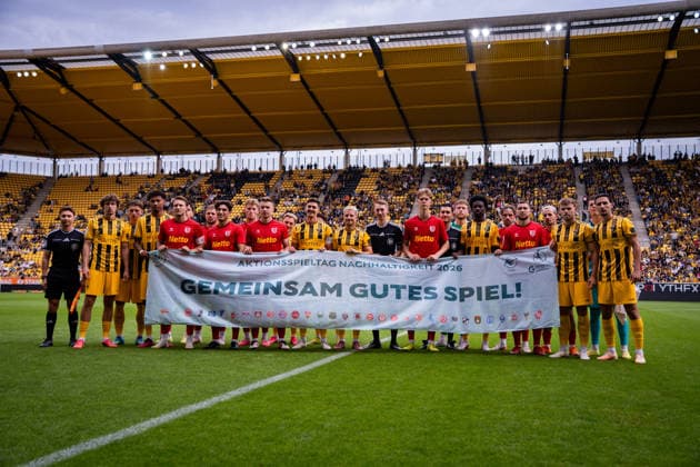 Sustainability Match Day in the 3. Liga: TSV Alemannia Aachen vs. SSV Jahn Regensburg, Soccer, 3. Liga, Matchday 5, 2026–2027 Season, September 12, 2026 DFB regulations prohibit any use of photographs as image sequences and or quasi-video TSV Alemannia Aachen vs. SSV Jahn Regensburg, Soccer, 3rd Division, Matchday 5, 2026–2027 season, September 12, 2026, Aachen Copyright: xEibner-Pressefoto J.xDerondeaux EP_JDU