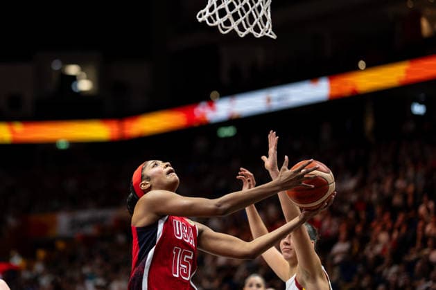 Angel Reese (USA), 15, making a layup, GER, Spain vs. USA, Basketball, 2026 FIBA Women’s World Cup, Semifinal, September 12, 2026, GER, Spain vs. USA, Basketball, 2026 FIBA Women’s World Cup, Semifinal, September 12, 2026, Berlin Copyright: xEibner-Pressefoto MaxxVincenx EP_MVN