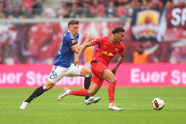 RB Leipzig vs. Hamburger SV, Bundesliga, Leipzig, September 13, 2026, Red Bull Arena, Soccer, Men s, 2026–2027 Season, Bundesliga 1, Matchday 3, RB Leipzig vs. Hamburger SV, Pictured from left to right,