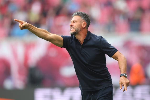 RB Leipzig vs. Hamburger SV, Bundesliga, Leipzig, September 13, 2026, Red Bull Arena, Soccer, Men, 2026–2027 Season, Bundesliga 1, Matchday 3, RB Leipzig vs. Hamburger SV, Pictured: Coach Martin Demichelis, RB Leipzig,