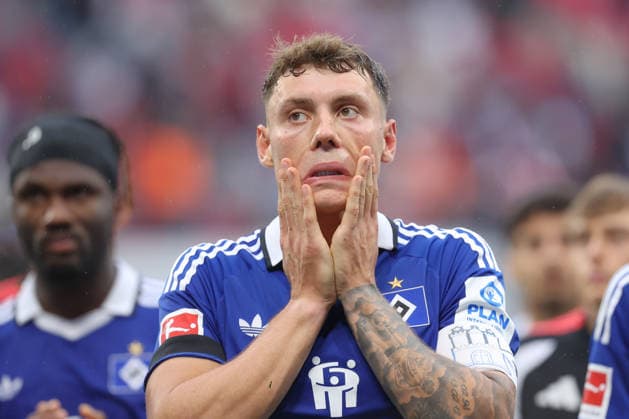 September 13, 2026, xtgx, Soccer, Bundesliga 1, RB Leipzig vs. Hamburger SV, from left: Nicolai Remberg (Hamburg), 21 disappointed, looks disappointed, dejected, disappointed DFL DFB REGULATIONS PROHIBIT ANY USE OF PHOTOGRAPHS as IMAGE SEQUENCES and or QUASI-VIDEO Leipzig
