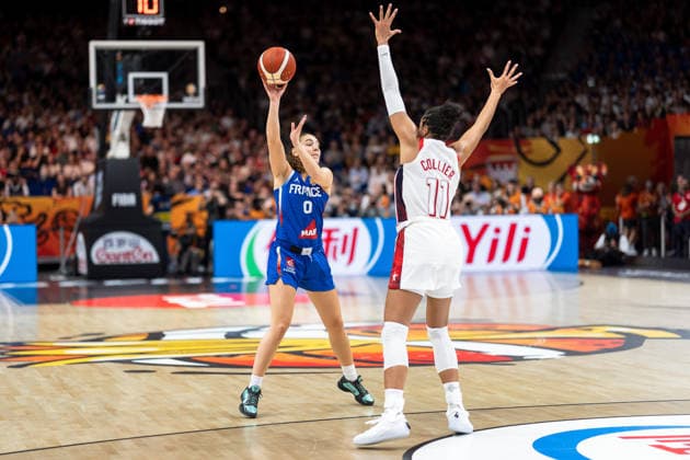 Carla Leite, France, 00 assists, Napheesa Collier, USA, 11, GER, USA vs. France, Basketball, 2026 FIBA Women s World Cup, Final, September 13, 2026, GER, USA vs. France, Basketball, 2026 FIBA Women s World Cup, Final, September 13, 2026, Berlin Copyright: xEibner-Pressefoto MaxxVincenx EP_MVN