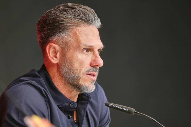 Leipzig, Saxony, Germany, September 13, 2026, Red Bull Arena, Matchday 3, 2026–27 Season, German Bundesliga, RB Leipzig vs. Hamburger SV, RB Coach Martin Demichelis Copyright: xdtsxNachrichtenagenturx dts_134511