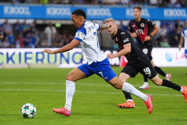 German Soccer, 3rd Division, Matchday 6, Hänsch Arena, Emslandstadion, Emsland District, Lower Saxony, Midweek Match, SV Meppen vs. Viktoria Köln, Oliver Schmitt (SV Meppen), 7 shots on goal Copyright: xMichelxWittex