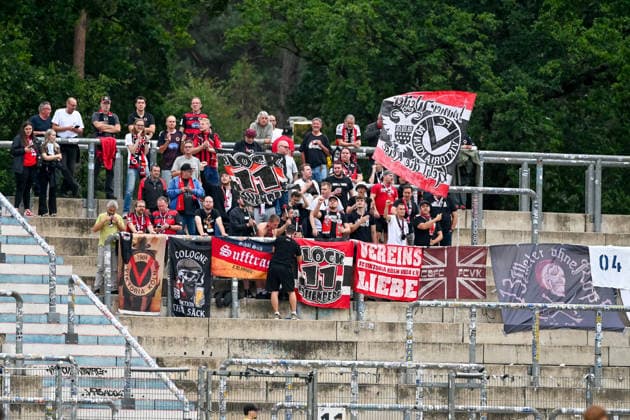 FC Viktoria Koeln, Fans of SV Meppen vs. FC Viktoria Koeln, Soccer, 3rd Division, Matchday 6, 2026–2027 Season, September 15, 2026, SV Meppen vs. FC Viktoria Cologne, soccer, 3. Liga, Matchday 6, 2026–2027 season, September 15, 2026, Meppen Copyright: xEibner-Pressefoto RobertxGertzenx EP_RGN