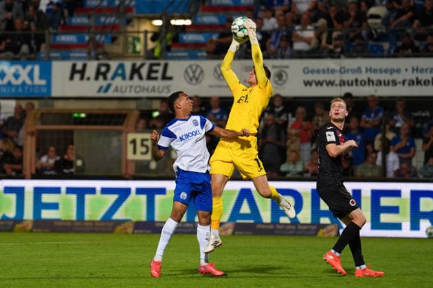German Soccer, 3rd Division, Matchday 6, Hänsch Arena, Emslandstadion, Emsland District, Lower Saxony, Midweek Match, SV Meppen vs. Viktoria Köln, Arne Schulz, Viktoria Köln, 1 Copyright: xMichelxWittex