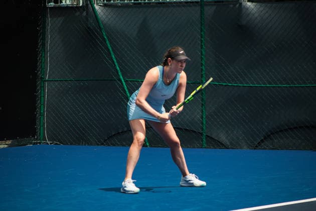 SP Open agita calendário do tênis em SP SaO PAULO, SP - 16.09.2026: SP OPEN AGITA CALENDaRIO DO TêNIS EM SP - The second edition of the SP Open, a WTA, Tennis Damen 250 tournament, brings together Brazilian and international tennis players between September 12 and 20, 2026, at Parque Villa-Lobos, in Sao Paulo (SP). In the photo, tennis player Jessica Bouzas Maneiro, from Spain, in a match against Dominika Salkova, from the Czech Republic, this Wednesday (16). (Photo: Angà lica Alves Fotoarena) x3017366x Angà licaxAlves