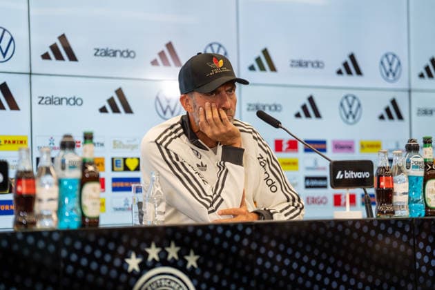 September 17, 2026, GER, UEFA Nations League 2026–2027 Nomination Press Conference with National Team Coach Jürgen Klopp; Jürgen Klopp, National Team Coach, Head Coach, Germany; hands in front of his face, annoyed, gestures, facial expressions, emotions; Frankfurt, DFB Campus, Frankfurt, Germany Copyright: xnordphotoxGmbHx xChristianxSchulzex