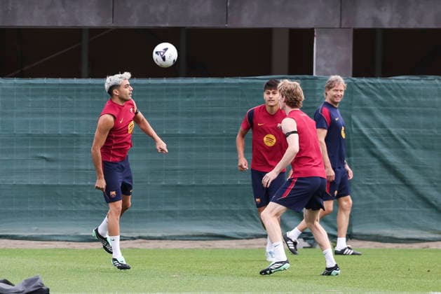September 18, 2026, Sant Joan Despi, Barcelona, Spain: Pedri during the training day of FC Barcelona, Barca ahead the Spanish League, Laliga EA Sports, football match against Sevilla FC at Ciudad Esportiva Joan Gamper on September 18, 2026 in Sant Joan Despi, Barcelona, Spain. FC Barcelona Training And press conference, PK, Pressekonferenz - LaLiga EA Sports - ZUMAa181 20260918_zaa_a181_006 Copyright: xJavierxBorregox