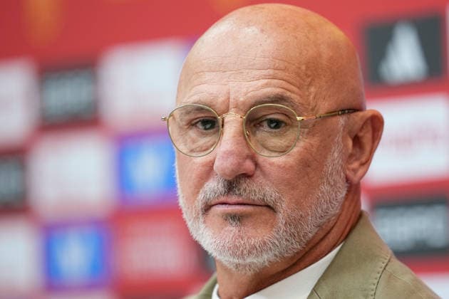 September 18, 2026, Las Rozas, Madrid, Spain: Luis de la Fuente, head coach of Spain, attends a press conference, PK, Pressekonferenz to announce the squad list ahead of the UEFA Nations League 2026 27 matches against Croatia, England and Czech Republic on September 18, 2026, in Las Rozas, Madrid, Spain. Las Rozas Spain - ZUMAa181 20260918_zaa_a181_080 Copyright: xDennisxAgyemanx