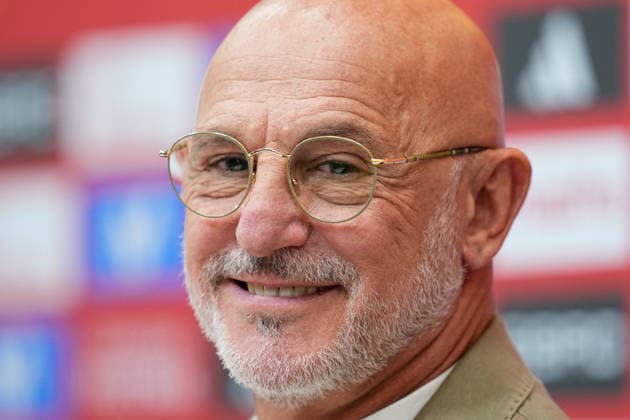 September 18, 2026, Las Rozas, Madrid, Spain: Luis de la Fuente, head coach of Spain, attends a press conference, PK, Pressekonferenz to announce the squad list ahead of the UEFA Nations League 2026 27 matches against Croatia, England and Czech Republic on September 18, 2026, in Las Rozas, Madrid, Spain. Luis De La Fuente Press Conference - UEFA Nations League - ZUMAa181 20260918_zaa_a181_095 Copyright: xDennisxAgyemanx