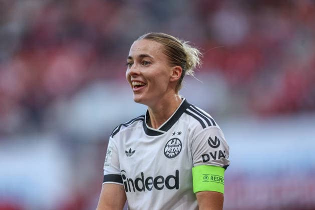 GER, Mainz, FSV Mainz 05 vs. Eintracht Frankfurt, Google Pixel Women s Bundesliga, Soccer, DFB, 2026–2027 Season, MEWA Arena, Matchday 5 in Pictures: Laura Freigang, Eintracht Frankfurt Women’s Team 10. DFB and DFL regulations prohibit any use of photographs as image sequences and or quasi-video. September 18, 2026 Copyright: HMBxMedia HendrikxHamelau
