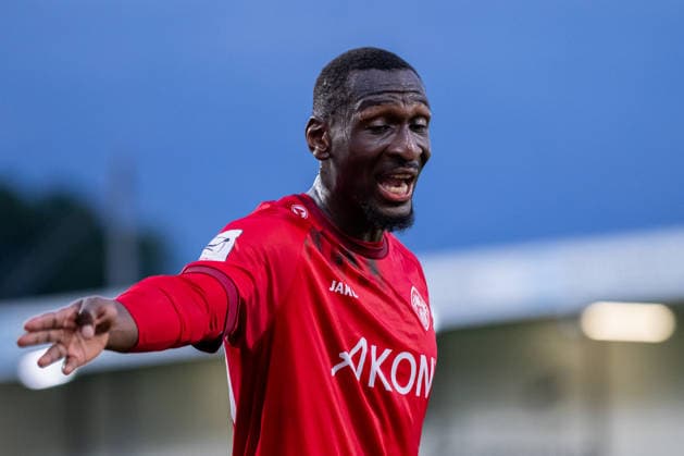 Tarsis Bonga, FC Würzburger Kickers, 30, reacts with disappointment GER, SC Verl vs. FC Würzburger Kickers, Soccer, 3rd Division, Matchday 7, 2026–2027 Season, September 18, 2026 DFL regulations prohibit the use of photographs as image sequences and or quasi-video GER, SC Verl vs. FC Würzburg Kickers, Soccer, 3rd League, Matchday 7, 2026–2027 season, September 18, 2026, Verl Copyright: xEibner-Pressefoto JanxRollingerx EP_JSK