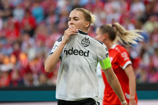 September 18, 2026, xusrbx, Soccer, Google Pixel, Women s Bundesliga, FSV Mainz 05 vs. Eintracht Frankfurt, Laura Freigang (Eintracht Frankfurt), 10, dissatisfied, disappointed, dejected, frustrated, Mainz