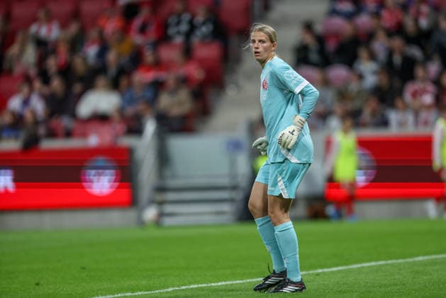 GER, Mainz, FSV Mainz 05 vs. Eintracht Frankfurt, Google Pixel Women s Bundesliga, Soccer, DFB, 2026–2027 Season, MEWA Arena, Matchday 5 in Pictures: Marisa Schön (Mainz 05 Women, No. 33) makes her Bundesliga debut; first game. DFB and DFL regulations prohibit any use of photographs as image sequences and or quasi-video. September 18, 2026 Copyright: HMBxMedia HendrikxHamelau