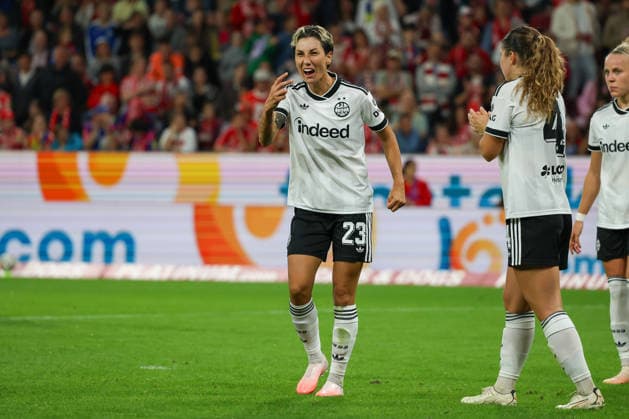 September 18, 2026, xusrbx, Soccer, Google Pixel, Women s Bundesliga, FSV Mainz 05 vs. Eintracht Frankfurt, Sara Doorsoun (Eintracht Frankfurt), 23, unhappy, disappointed, dejected, frustrated, screaming, raging, Mainz