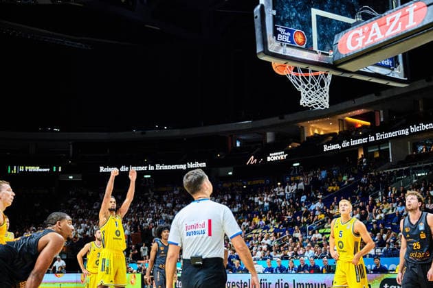 Norris Agbakoko, ALBA BERLIN, 17, missed, free throw, GER, ALBA Berlin vs. Chemnitz 99, Men s Basketball, easy Credit BBL, 2026–27 Season, Matchday 1, September 18, 2026, GER, ALBA Berlin vs. Chemnitz 99, Men s Basketball, easyCredit BBL, 2026–27 Season, Matchday 1, September 18, 2026, Berlin Copyright: xClaudiusxRauch,xEibner-Pressefotox xClaudiusxRauchx EP_CRH