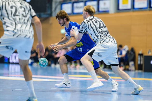 Stephan Seitz, ThSV Eisenach, 44; Eric Oscar Johansson, THW Kiel, 21 (GER); ThSV Eisenach vs. THW Kiel, 1st Opel Handball Bundesliga, Handball, Matchday 5, 2026–2027 Season, 8:00 p.m., September 18, 2026 GER, ThSV Eisenach vs. THW Kiel, 1st Opel Handball Bundesliga, Handball, Matchday 5, 2026–2027 season, 8:00 p.m., September 18, 2026, Eisenach Copyright: xMartinxHerbstx