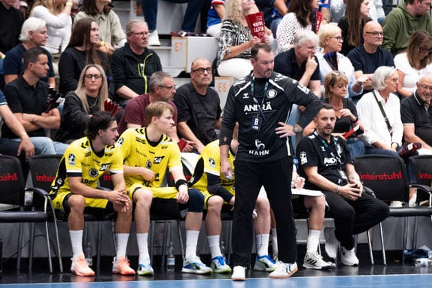 Misha Kaufmann, TVB Stuttgart, Head Coach, Back on Top Once Again, HBW Balingen Weilstetten vs. TVB Stuttgart, GER, Opel 1 Handball Bundesliga, Championship, Matchday 5, 2026–2027 Season, September 18, 2026, Eibner Press Photo: Andreas Ulmer, HBW Balingen Weilstetten vs. TVB Stuttgart, GER, Opel 1 Handball Bundesliga, Championship, Matchday 5, 2026–2027 Season, September 18, 2026, Balingen Copyright: xEibner-Pressefoto AndreasxUlmerx EP_AUR