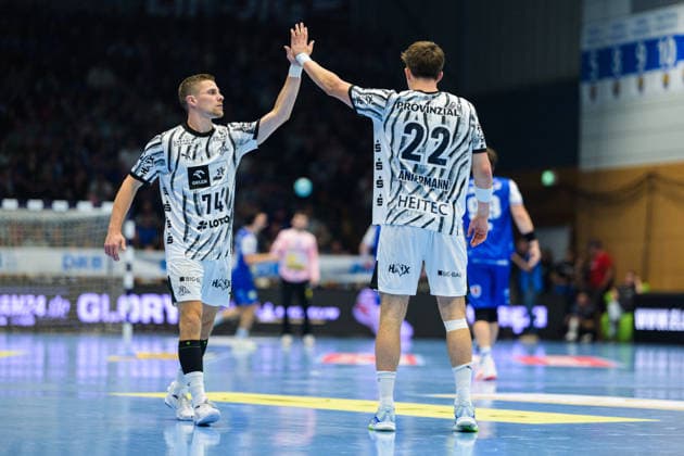 Vincent Buechner, THW Kiel, 74; Rasmus Ankermann, THW Kiel, 22 (GER); ThSV Eisenach vs. THW Kiel, 1st Opel Handball Bundesliga, Handball, Matchday 5, 2026–2027 Season, 8:00 p.m., September 18, 2026 GER, ThSV Eisenach vs. THW Kiel, 1st Opel Handball Bundesliga, Handball, Matchday 5, 2026–2027 season, 8:00 p.m., September 18, 2026, Eisenach Copyright: xMartinxHerbstx