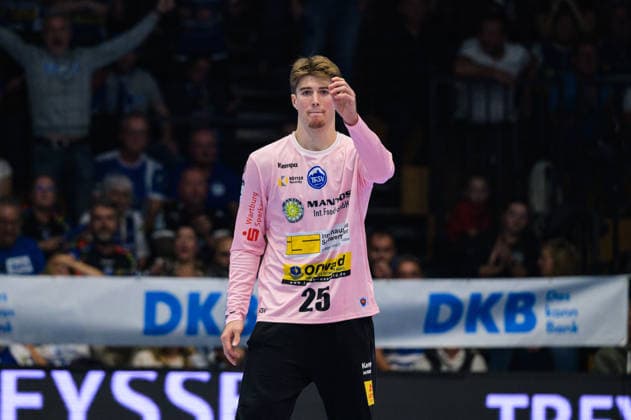 Mats Grupe, ThSV Eisenach, 25 GER, ThSV Eisenach vs. THW Kiel, 1st Opel Handball Bundesliga, Handball, Matchday 5, 2026–2027 Season, 8:00 p.m., September 18, 2026 GER, ThSV Eisenach vs. THW Kiel, 1st Opel Handball Bundesliga, Handball, Matchday 5, 2026–2027 season, 8:00 p.m., September 18, 2026, Eisenach Copyright: xMartinxHerbstx