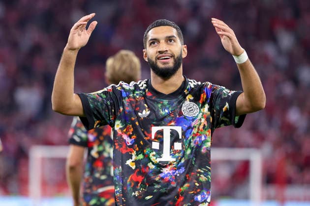 Ismael Saibari of FC Bayern Munich celebrates his goal, making the score 5–0, during the Bundesliga match between FC Bayern Munich and 1. FC Union Berlin, Allianz Arena on September 18, 2026, in Munich, Germany. Photo by Marco Steinbrenner, DeFodi Images. Ismael Saibari of FC Bayern Munich celebrates after scoring his team’s fifth goal during the Bundesliga match between FC Bayern Munich and 1. FC Union Berlin at Allianz Arena on September 18, 2026 in Munich, Germany. Photo by Marco Steinbrenner, DeFodi Images. DFB and DFL regulations prohibit any use of photographs as image sequences and or quasi-video. Photo by Marco Steinbrenner, DeFodi Images