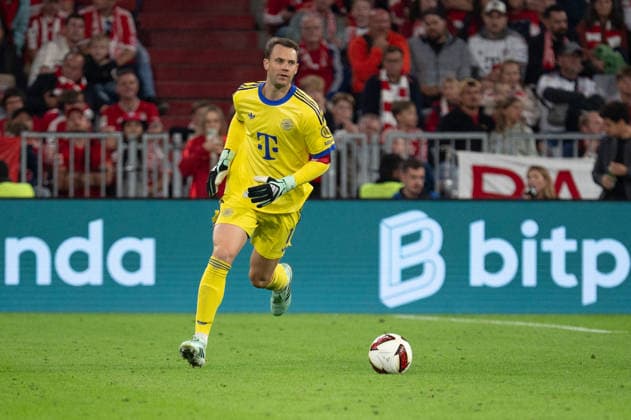 GER, Bavaria, Munich, Soccer, FC Bayern Munich 1 FC Union Berlin, at the Allianz Arena, Munich, Bundesliga, Matchday 4, September 18, 2026, From left: Manuel Neuer, FC Bayern Munich, 1, portrait, single image, cutout, portrait, headshot, single image, cutout. DFL and DFB regulations prohibit any use of photographs as image sequences and or quasi-video, Copyright: HMB-Media MichaelxNibel