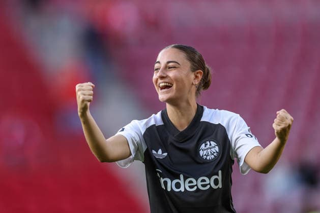 GER, Mainz, FSV Mainz 05 vs. Eintracht Frankfurt, Google Pixel Women s Bundesliga, Soccer, DFB, 2026–2027 Season, MEWA Arena, Matchday 5 in Pictures: Ainhoa Alguacil, Eintracht Frankfurt Women, 26, DFB, DFL. REGULATIONS PROHIBIT ANY USE OF PHOTOGRAPHS AS IMAGE SEQUENCES AND OR QUASI-VIDEO, September 18, 2026 Copyright: HMBxMedia HendrikxHamelau
