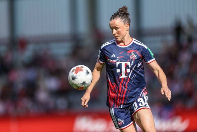 GER, Munich, FC Bayern Munich vs. FC Cologne, Google Pixel Women s Bundesliga, Soccer, DFB, 2026–2027 Season, FC Bayern Campus, Matchday 5 in Pictures: Marina Hegering, FC Cologne Women, 33, DFB, DFL. REGULATIONS PROHIBIT ANY USE OF PHOTOGRAPHS AS IMAGE SEQUENCES AND OR QUASI-VIDEO, September 19, 2026 Copyright: HMBxMedia HendrikxHamelau