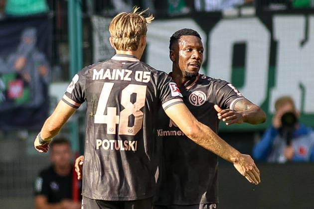 September 19, 2026, GER, Soccer, Men s, Bundesliga, 1. Bundesliga, 2026–2027 Season, VfL Borussia Mönchengladbach vs. FSV Mainz 05, Sheraldo Becker (M05) celebrates his goal, making the score 1–2 Copyright: xSvenxHanischx