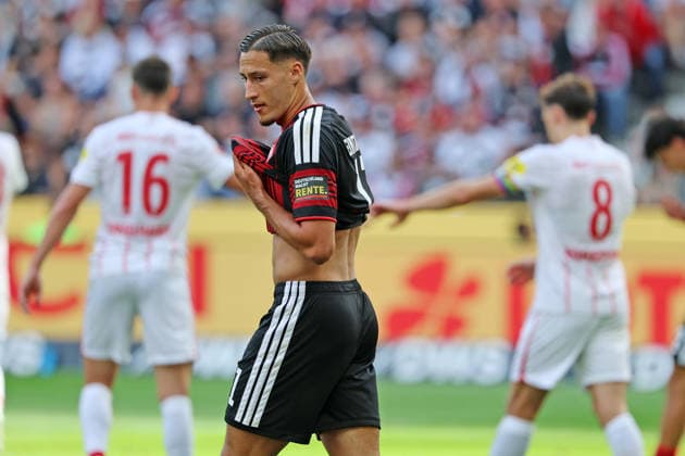 Younes Ebnoutalib, Eintracht Frankfurt, No. 11, Eintracht Frankfurt vs. SC Freiburg, Bundesliga, BL, 2026–2027 season, Game 4, September 19, 2026, Frankfurt, Deutsche Bank Park, Germany