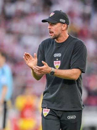 VfB Stuttgart coach Sebastian Hoeness gestures during the Bundesliga match between VfB Stuttgart and Borussia Dortmund, at the MHPArena on September 19, 2026, in Stuttgart, Germany. Photo by Harry Langer, DeFodi Images. VfB Stuttgart coach Sebastian Hoeness gestures during the Bundesliga match between VfB Stuttgart and Borussia Dortmund at the MHPArena on September 19, 2026, in Stuttgart, Germany. Photo by Harry Langer, DeFodi Images. DFB and DFL regulations prohibit any use of photographs as image sequences and or quasi-video. Photo by Harry Langer, DeFodi Images. DFB and DFL regulations prohibit any use of photographs as imSEQUENCES AND OR QUASI-VIDEO