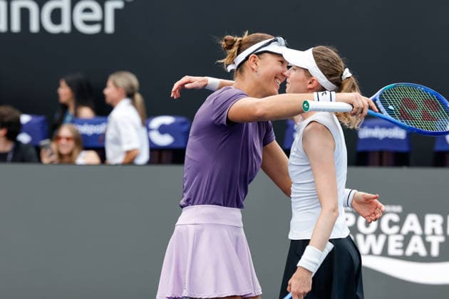 WTA GUADALAJARA OPEN 2026 WTA GUADALAJARA OPEN 2026 CRISTINA BUCSA NICOLE MELICHAR VS MOMOKO KOBORI PEANGTARN PLIPUECH 09 19 2026 GUADALAJARA, JALISCO Action photo of Cristina Bucsa and Nicole Melichar during the doubles final of the 2026 WTA Guadalajara Open, held at the Centro Panamericano de Tenis in Guadalajara, Jalisco, Mexico Action photo of Cristina Bucsa and Nicole Melichar, during the doubles final match of the 2026 WTA Guadalajara Open, held at the Centro Panamericano de Tenis in Guadalajara, Jalisco, Mexico. PHOTO BY IMAGENSHOP PHOTO AGENCY GUADALAJARA, JALISCO, MEXICO Copyright: xIMAGENSHOPxAGENCIAxFOTOGRAFICAx