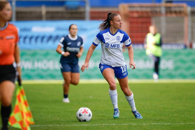 September 20, 2026, Hänsch Arena, Meppen, GER, Women s Soccer, 2. Bundesliga: SV Meppen vs. SC Sand, Lana Hubbeling, SV Meppen 18. DFL regulations prohibit any use of photographs as image sequences and or quasi-video. Meppen, Lower Saxony, Hänsch Arena