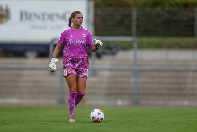GER, Frankfurt, Eintracht Frankfurt II vs. Hertha BSC Berlin, Women s Bundesliga 2, Soccer, DFB, 2026–2027 Season, Stadion am Brentanobad, Matchday 7: Sophia Winkler in the spotlight, Comeback. DFB and DFL regulations prohibit any use of photographs as image sequences and or quasi-video. September 20, 2026 Copyright: HMBxMedia HendrikxHamelau