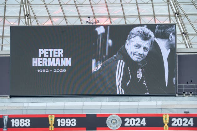 Germany 1 Bundesliga 2026–2027, Matchday 4, Bayer 04 Leverkusen vs. RB Leipzig, Saturday, September 20, 2026, BayArena Stadium, Leverkusen, North Rhine-Westphalia, TV broadcast, Peter Hermann, death, RIP, Leverkusen, BayArena Stadium, Leverkusen, Germany Copyright: xOrhanxHabashx