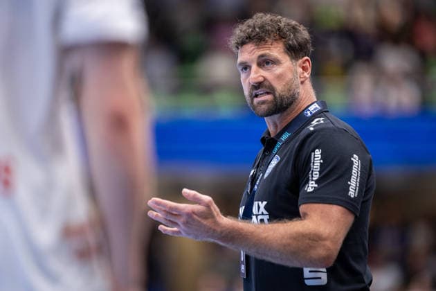 Florian Kehrmann, TBV Lemgo Lippe, coach gesturing; GER, TBV Lemgo Lippe vs. HC Erlangen, handball, 1st Bundesliga, Matchday 5, 2026–2027 season, September 20, 2026, GER, TBV Lemgo Lippe vs. HC Erlangen, Handball, 1st Bundesliga, Matchday 5, 2026–2027 season, September 20, 2026, Lemgo Copyright: xEibner-Pressefoto JanxRollingerx EP_JSK