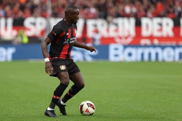 Moussa Diaby of Bayer 04 Leverkusen in action, on the ball, making a solo run during the Bundesliga match between Bayer 04 Leverkusen and RB Leipzig, BayArena on September 20, 2026, in Leverkusen, Germany. Photo by Oliver Kaelke, DeFodi Images. Moussa Diaby of Bayer 04 Leverkusen controls the ball during the Bundesliga match between Bayer 04 Leverkusen and RB Leipzig at BayArena on September 20, 2026 in Leverkusen, Germany. Photo by Oliver Kaelke, DeFodi Images. DFB and DFL regulations prohibit any use of photographs as image sequences and or quasi-video. Photo by Oliver Kaelke, DeFodi Images.