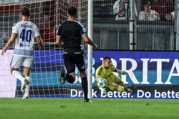 Sports, Soccer, 3rd Division, 2026–2027 Season, Matchday 7: SV Wehen Wiesbaden vs. MSV Duisburg, September 20, 2026, BRITA Arena Max Braune, MSV Duisburg, 1 Wiesbaden, BRITA Arena, Hesse, Germany
