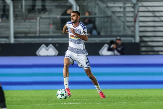 Sports, Soccer, 3rd Division, 2026–2027 Season, Matchday 7: SV Wehen Wiesbaden vs. MSV Duisburg, September 20, 2026, BRITA Arena, Rasim Bulic (MSV Duisburg), 6 Wiesbaden, BRITA Arena, Hesse, Germany