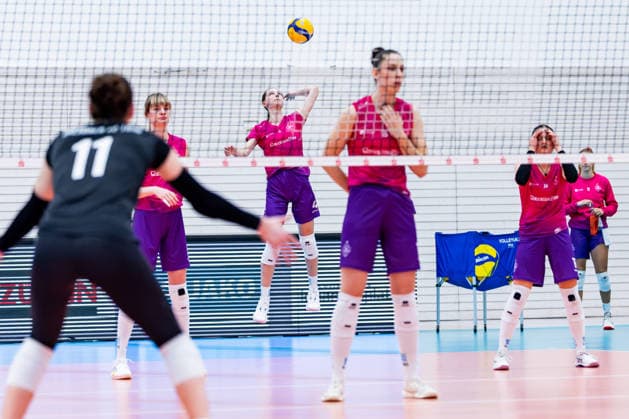 September 20, 2026, GER, Volleyball, Women, Funke Volley Cup, Season 26–27, Day 3 of the tournament, Dresdner SC (Dresden Sports Club 1898) vs. KS DevelopRes Rzeszów (Martyna Lazowska) at the 99089 Erfurt Sports Hall, Rieths Sports Complex, Thuringia, Germany