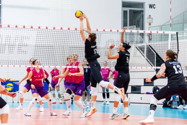 September 20, 2026, GER, Volleyball, Women, Funke Volley Cup, Season 26–27, Day 3 of the tournament, Dresdner SC (Dresdner Sportclub 1898) vs. KS DevelopRes Rzeszow, Mette Marleen Pfeffer, Dresdner Sportclub 1898, Dresdner SC, 99089 Erfurt, Rieths Sports Complex, Thuringia, Germany