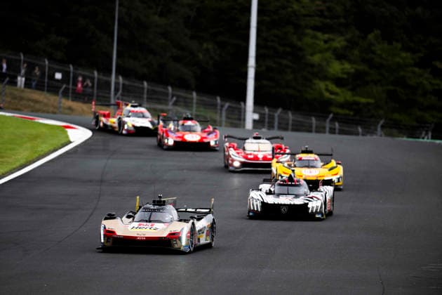 FIA WEC - 6 HOURS OF FUJI 2026 38 BAMBER Earl (nzl), BOURDAIS SÃ bastien (fra), AITKEN Jack (gbr), Cadillac Hertz Team Jota, Cadillac V-Series.R 38, Hypercar, action during the 6 Hours of Fuji 2026, 6th round of the 2026 FIA World Endurance Championship, from September 25 to 27, 2026 on the Fuji Speedway in Oyama, Shizuoka, Japan - OyamaJapan Copyright: xFabrizioxBoldonix