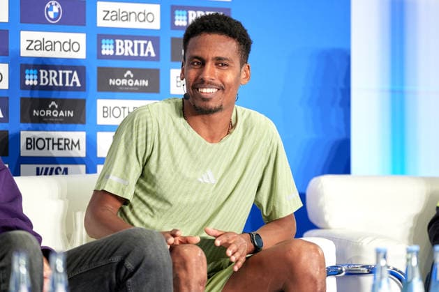 Haftom Welday, GER, in an interview, press conference, GER, BMW Generali Berlin Marathon 2026, September 27, 2026, GER, BMW Generali Berlin Marathon 2026, September 27, 2026, Berlin Copyright: xClaudiusxRauch,xEibner-Pressefotox xClaudiusxRauchx EP_CRH