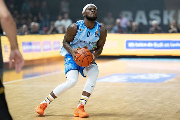 TJ Crockett Jr., No. 0, Rostock Seawolves (GER), Basketball: Löwen Braunschweig vs. Rostock Seawolves, Basketball, easyCredit BBL, Week 3, 2026–27 Season, September 27, 2026, GER, Basketball: Löwen Braunschweig vs. Rostock Seawolves, Basketball, easyCredit BBL, Week 3, 2026–27 season, September 27, 2026, Braunschweig Copyright: xEibner-Pressefoto DanielxREINELTx EP_DRT